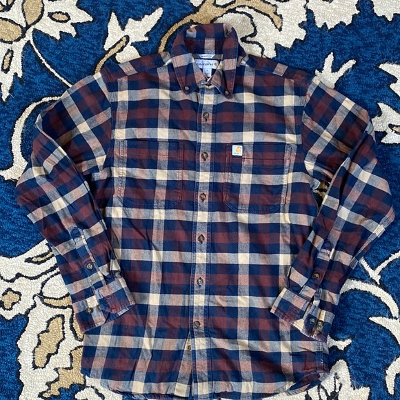 Carhartt plaid long sleeve - Picture 1 of 3